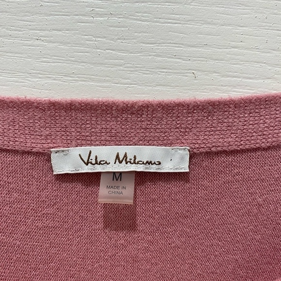Pink Boat Neck Sweater with Rhinestone Detail - Picture 3 of 6